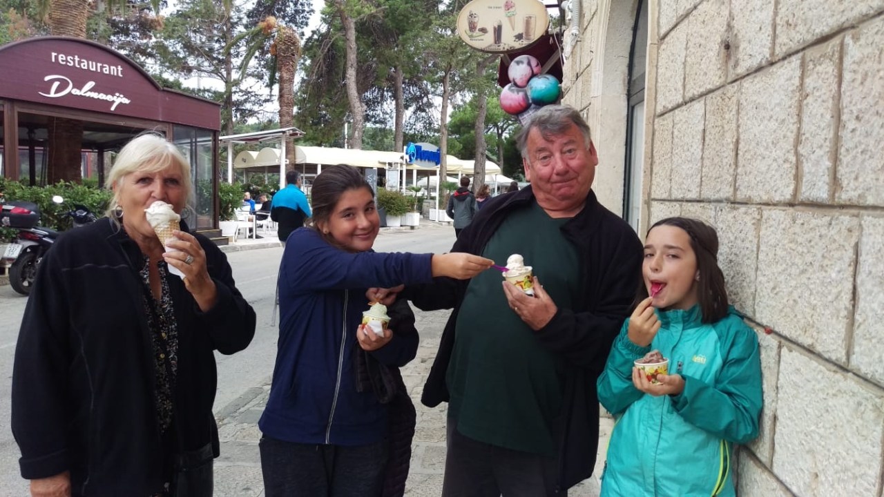 Cavtat with the Grandparents – By Wayne